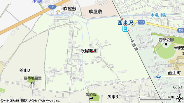 〒992-0073 山形県米沢市吹屋敷町の地図