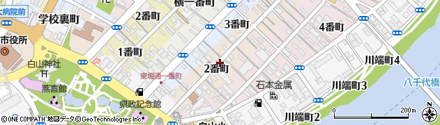 新潟県新潟市中央区本町通（２番町）周辺の地図