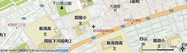 新潟県映画センター周辺の地図