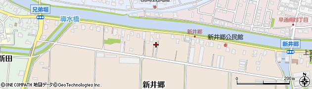 新潟県新潟市北区新井郷154周辺の地図