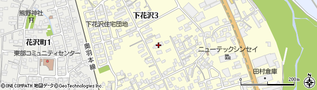 ココロケア米沢周辺の地図