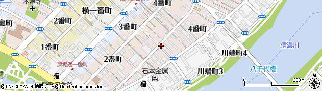 新潟県新潟市中央区上大川前通（３番町）周辺の地図
