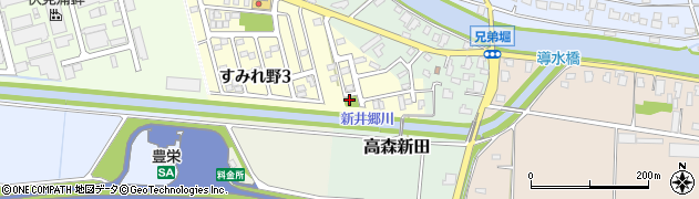 新崎なかよし公園周辺の地図