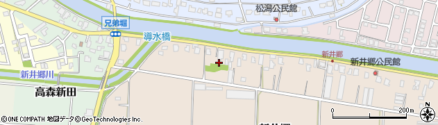 新潟県新潟市北区新井郷123周辺の地図