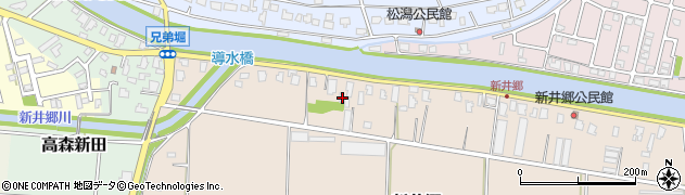 新潟県新潟市北区新井郷126周辺の地図