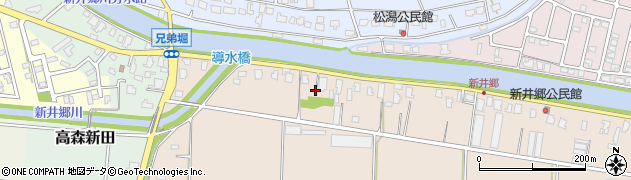 新潟県新潟市北区新井郷122周辺の地図