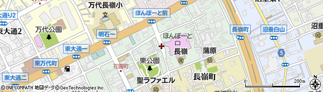 新潟県新潟市中央区明石周辺の地図