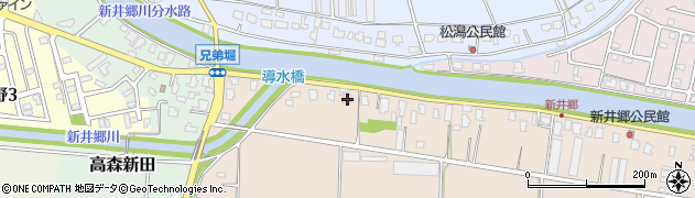 新潟県新潟市北区新井郷115周辺の地図
