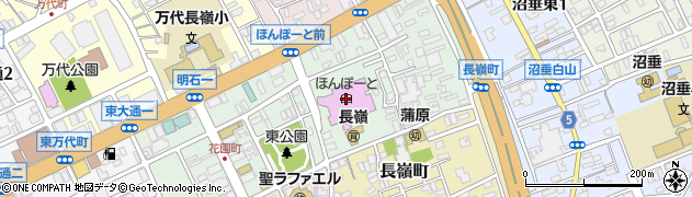 新潟市立中央図書館（ほんぽーと）周辺の地図