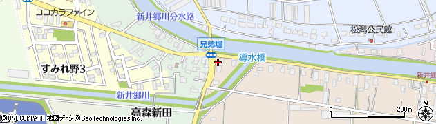 新潟県新潟市北区新井郷89周辺の地図