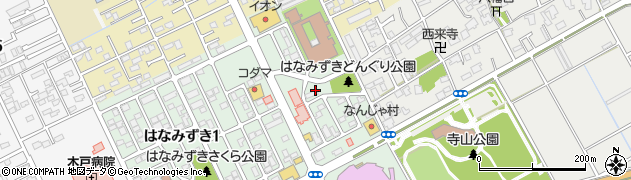 新潟県新潟市東区はなみずき2丁目周辺の地図