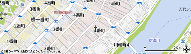 新潟県新潟市中央区上大川前通（４番町）周辺の地図