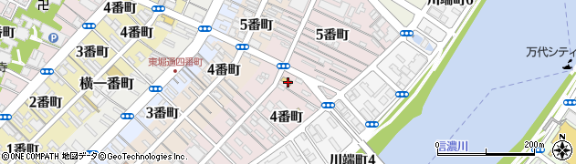 ファミリーマート上大川前通店周辺の地図