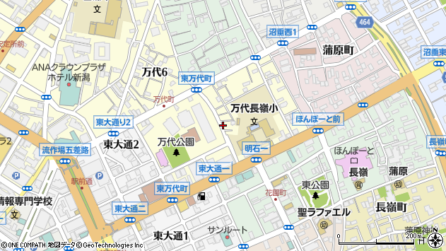 〒950-0082 新潟県新潟市中央区東万代町の地図