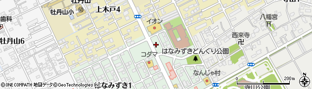 新潟県新潟市東区はなみずき2丁目5周辺の地図