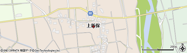 新潟県新発田市上新保周辺の地図