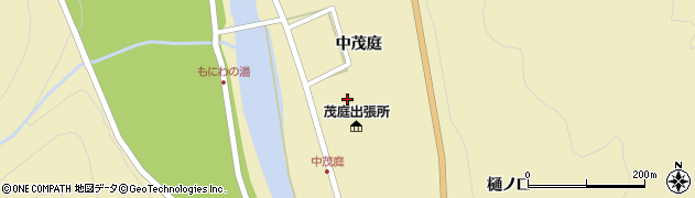 福島県福島市飯坂町茂庭（宮沢口）周辺の地図