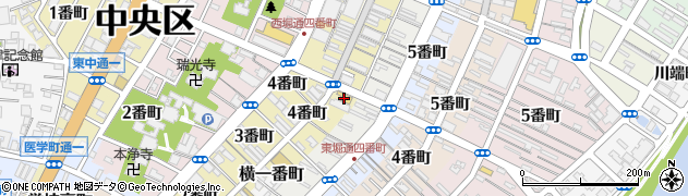セブンイレブン新潟古町通４番町店周辺の地図