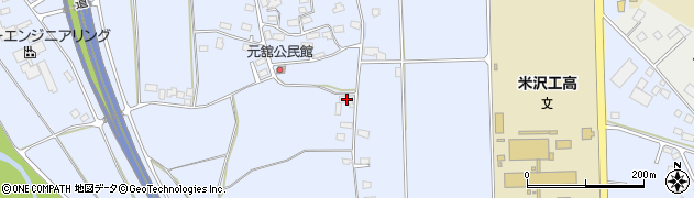 山形県米沢市川井2041周辺の地図