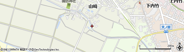 新潟県新発田市山崎97周辺の地図