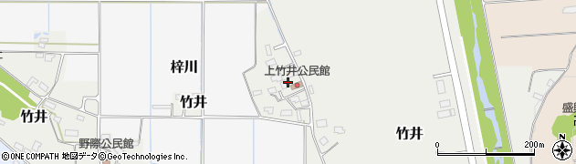 山形県米沢市竹井上竹井周辺の地図