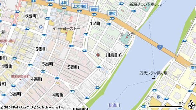 〒951-8054 新潟県新潟市中央区礎町通上一ノ町の地図