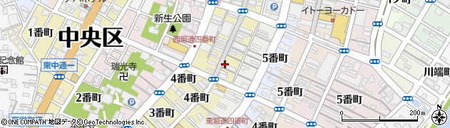 新潟県新潟市中央区古町通５番町周辺の地図