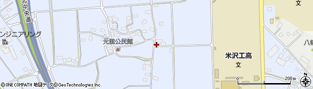 山形県米沢市川井12周辺の地図