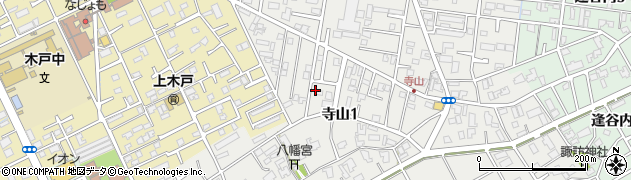 寺山秋桜公園周辺の地図