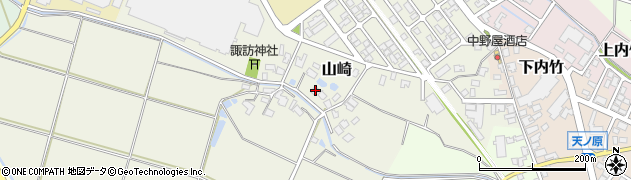 新潟県新発田市山崎104周辺の地図
