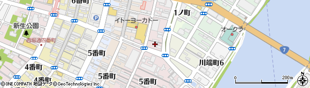 山浦珈琲店 ナッツ上大川前店周辺の地図