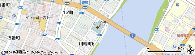 ホテルオークラ新潟宴会予約周辺の地図