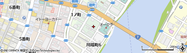新潟県新潟市中央区下大川前通１ノ町周辺の地図