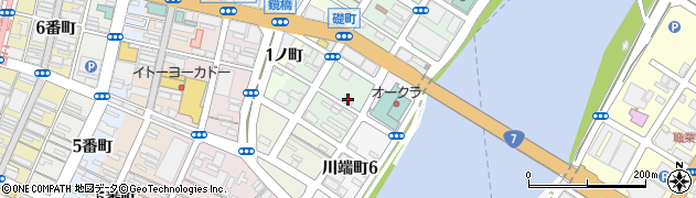 新潟県新潟市中央区下大川前通（１ノ町）周辺の地図