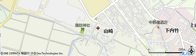新潟県新発田市山崎117周辺の地図