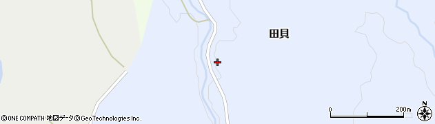 新潟県新発田市田貝1118周辺の地図