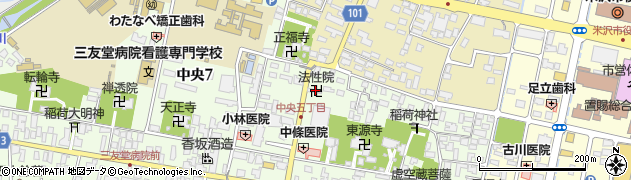 法性院周辺の地図