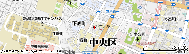 新潟県新潟市中央区南横堀町周辺の地図