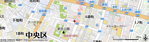 新潟県新潟市中央区西堀通５番町829周辺の地図