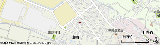新潟県新発田市山崎180周辺の地図