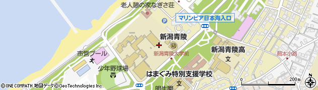新潟県新潟市中央区水道町周辺の地図