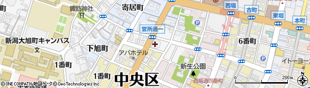 新潟縣信用組合　本店周辺の地図
