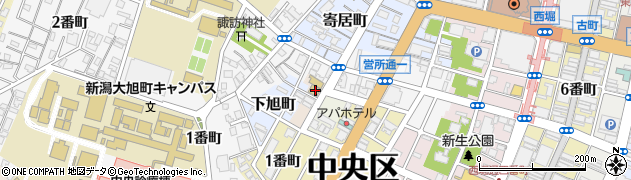 新潟県新潟市中央区西中町715周辺の地図