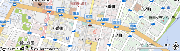 カントリーホテル新潟周辺の地図