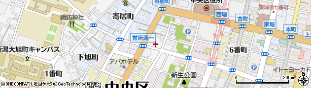 新潟県新潟市中央区営所通１番町327周辺の地図