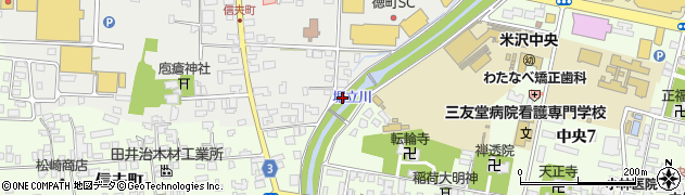 徳町橋周辺の地図