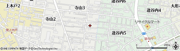 寺山新町公園周辺の地図