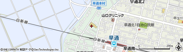 新潟県新潟市北区早通周辺の地図