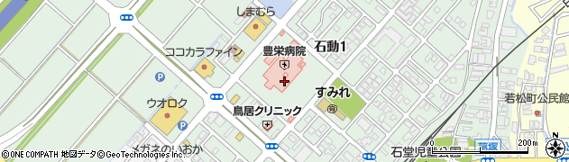 新潟県新潟市北区石動周辺の地図