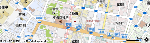 三菱ＵＦＪモルガン・スタンレー証券株式会社　新潟支店周辺の地図
